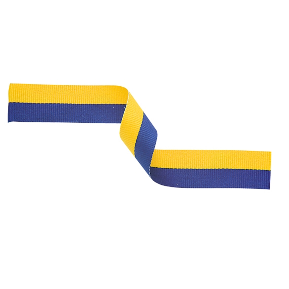 Stunning Medal Ribbon Yellow & Blue - MR7 | Medal Ribbons